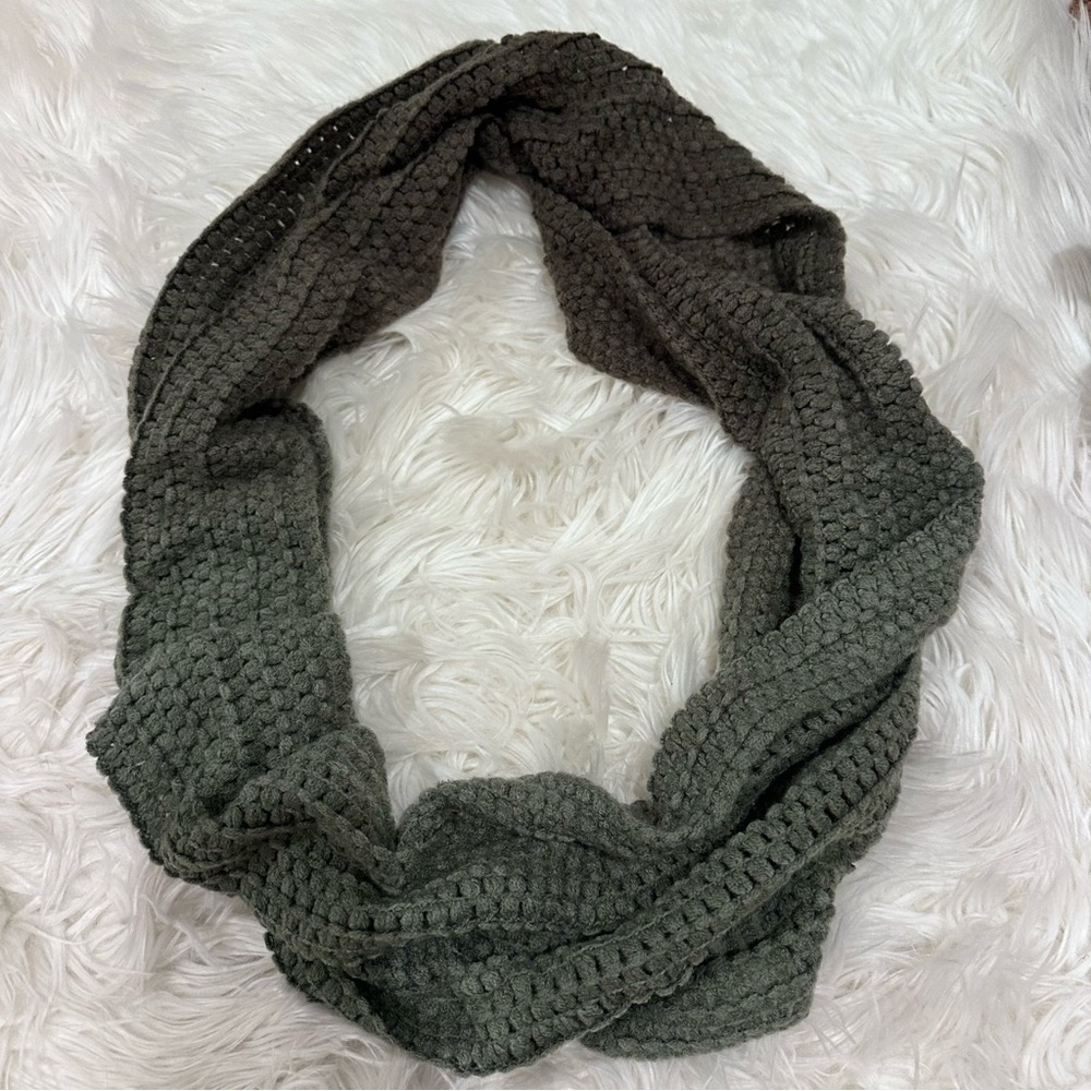 Green Ombre Infinity Scarf